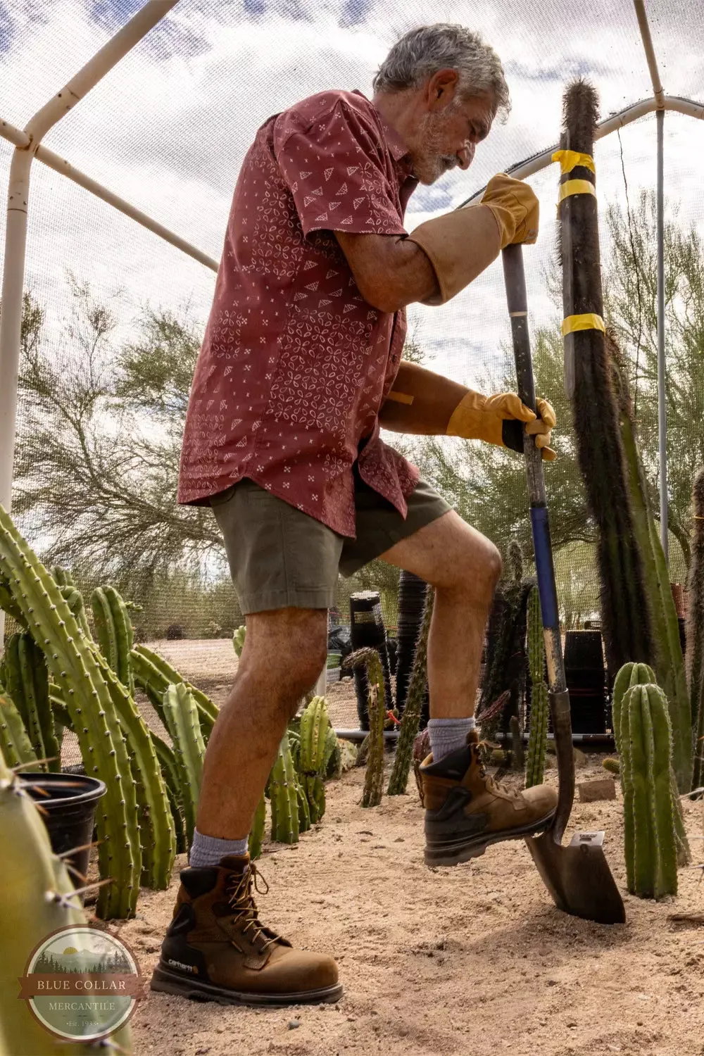 105841 Rugged Flex Relaxed Fit Canvas Work Shorts