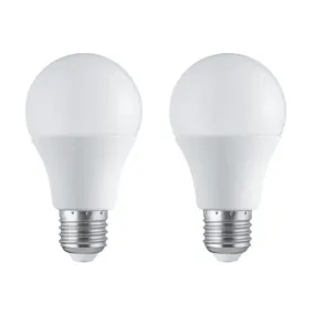 2 x E27 LED Dimmable 10W Lamp/Bulb (60W Equivalent)