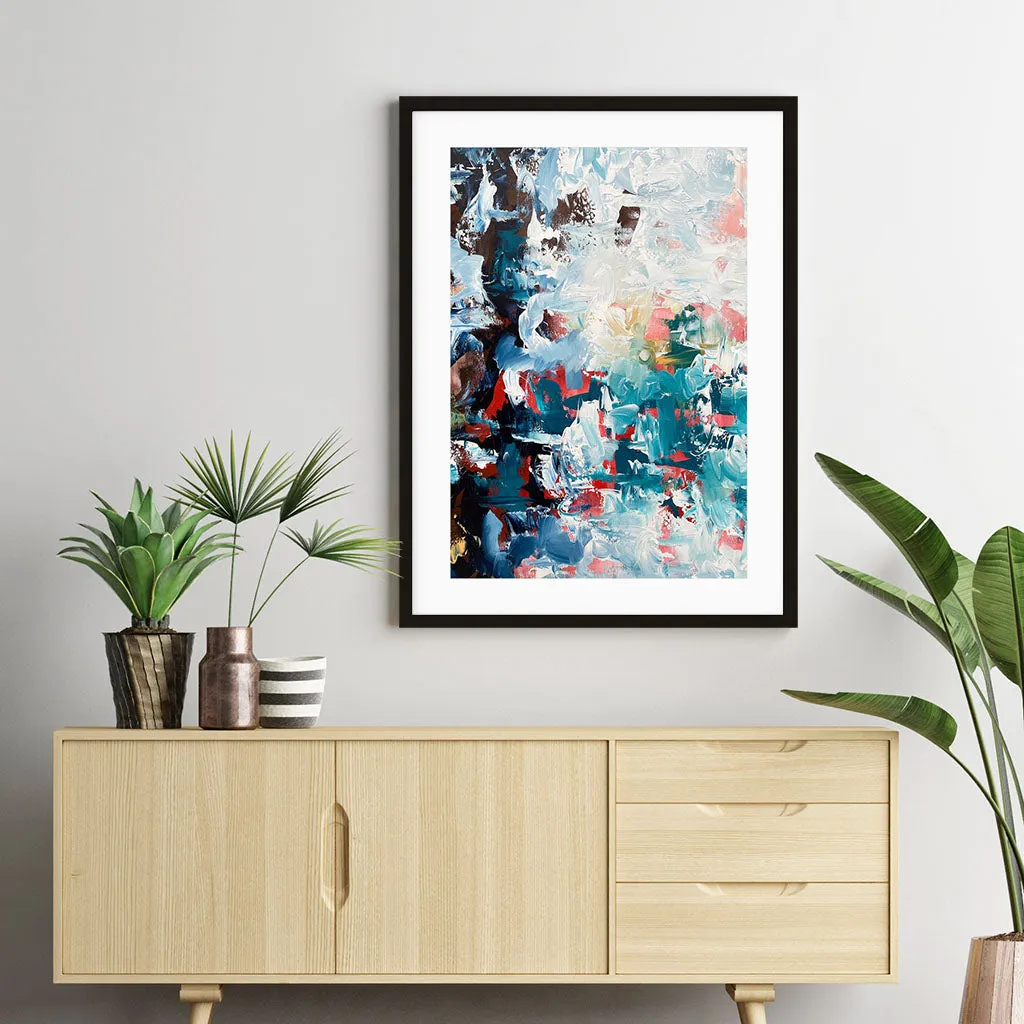 Abstract 496 Framed Art