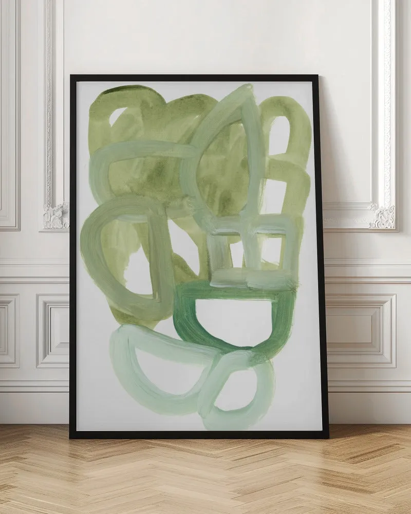 Abstract Form - Stretched Canvas, Poster or Fine Art Print