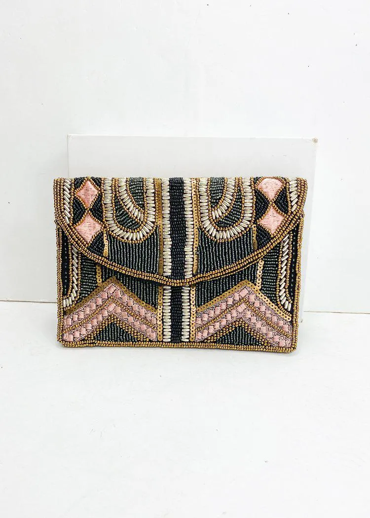 Alanya Beaded Clutch