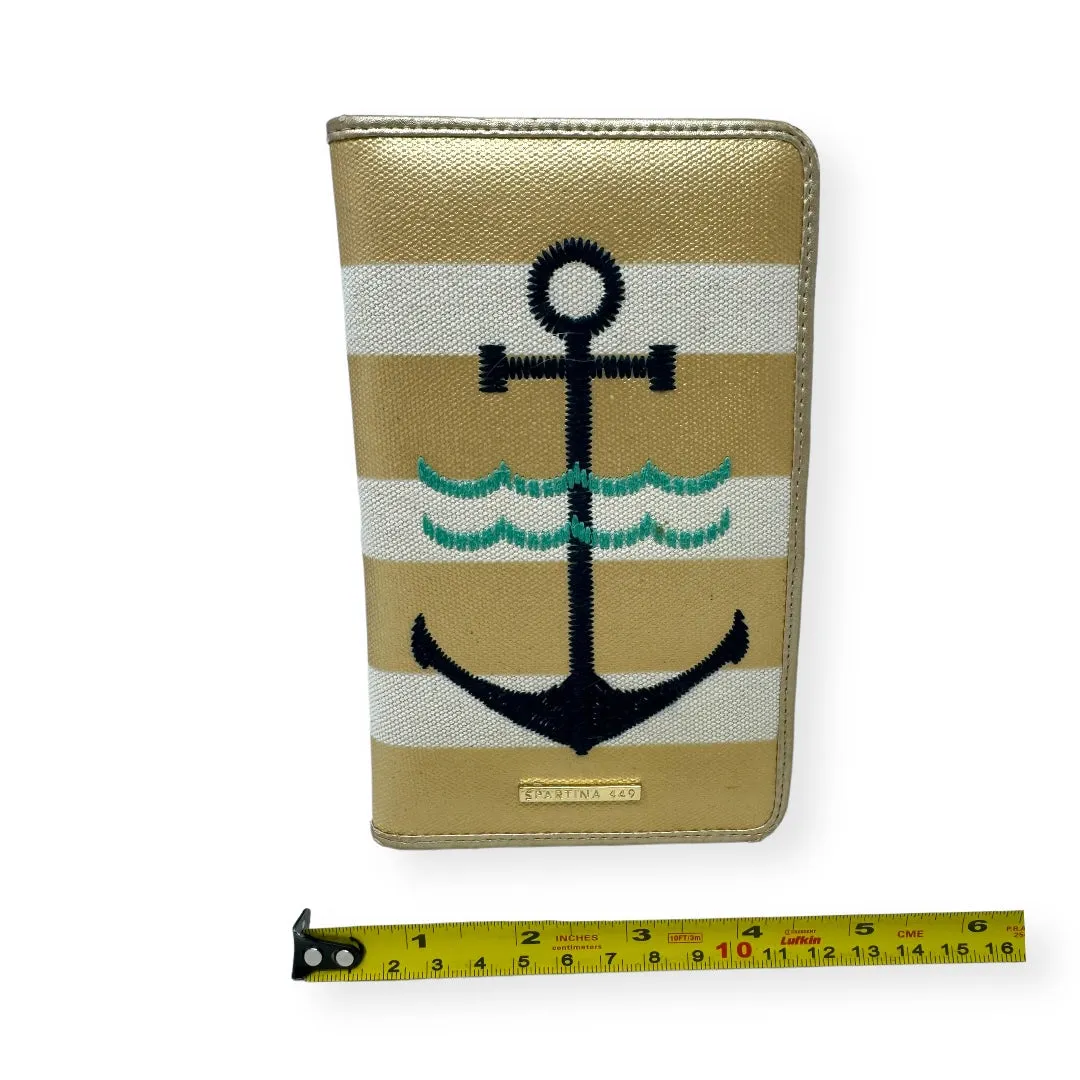 Anchor Stripe Bifold Snap Wallet Spartina, Size Large