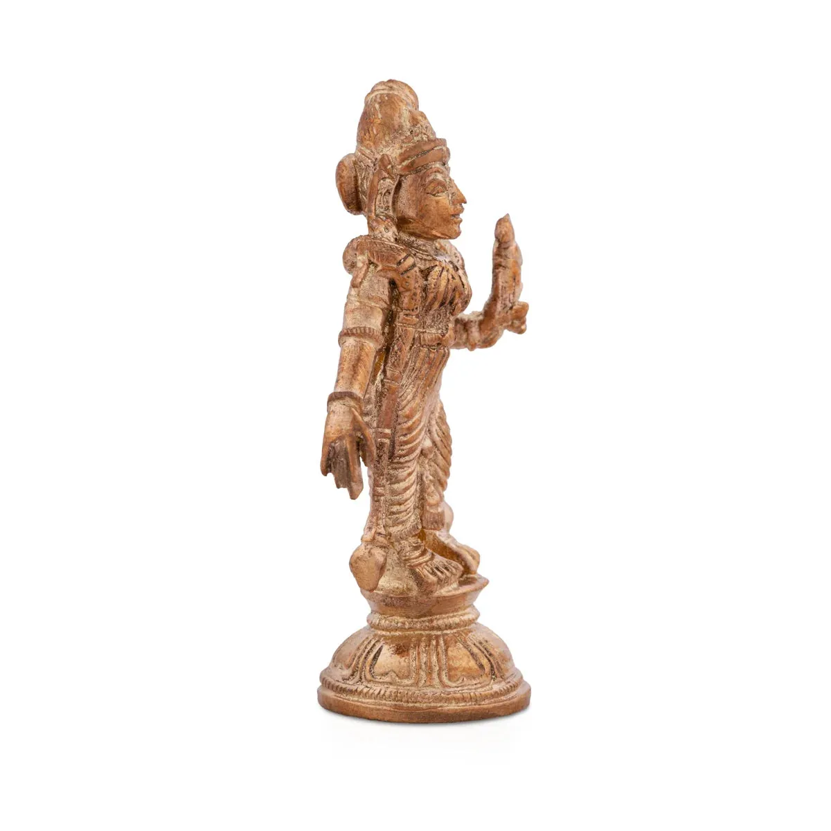 Andal Idol - 2.5 x 1.5 Inches | Panchaloha Idol/ Andal Vigraham for Pooja