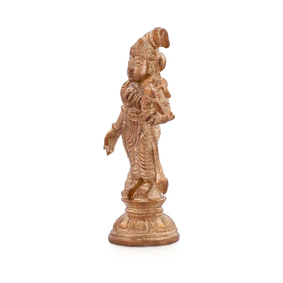 Andal Idol - 2.5 x 1.5 Inches | Panchaloha Idol/ Andal Vigraham for Pooja