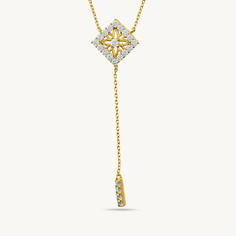 Anika Diamond Mangalsutra | BIS Hallmarked | 18k Gold Vermeil