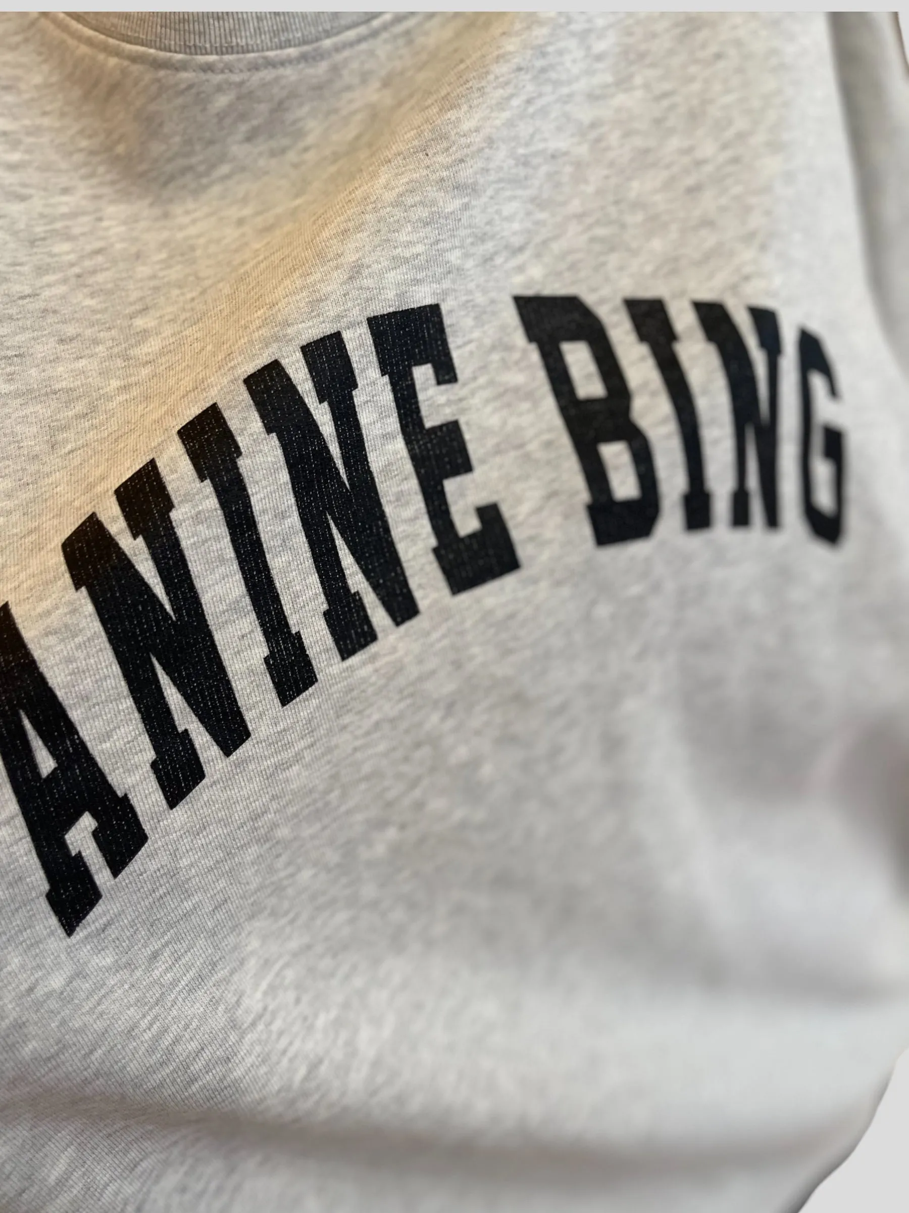 Anine Bing Size Medium Grey Jumper