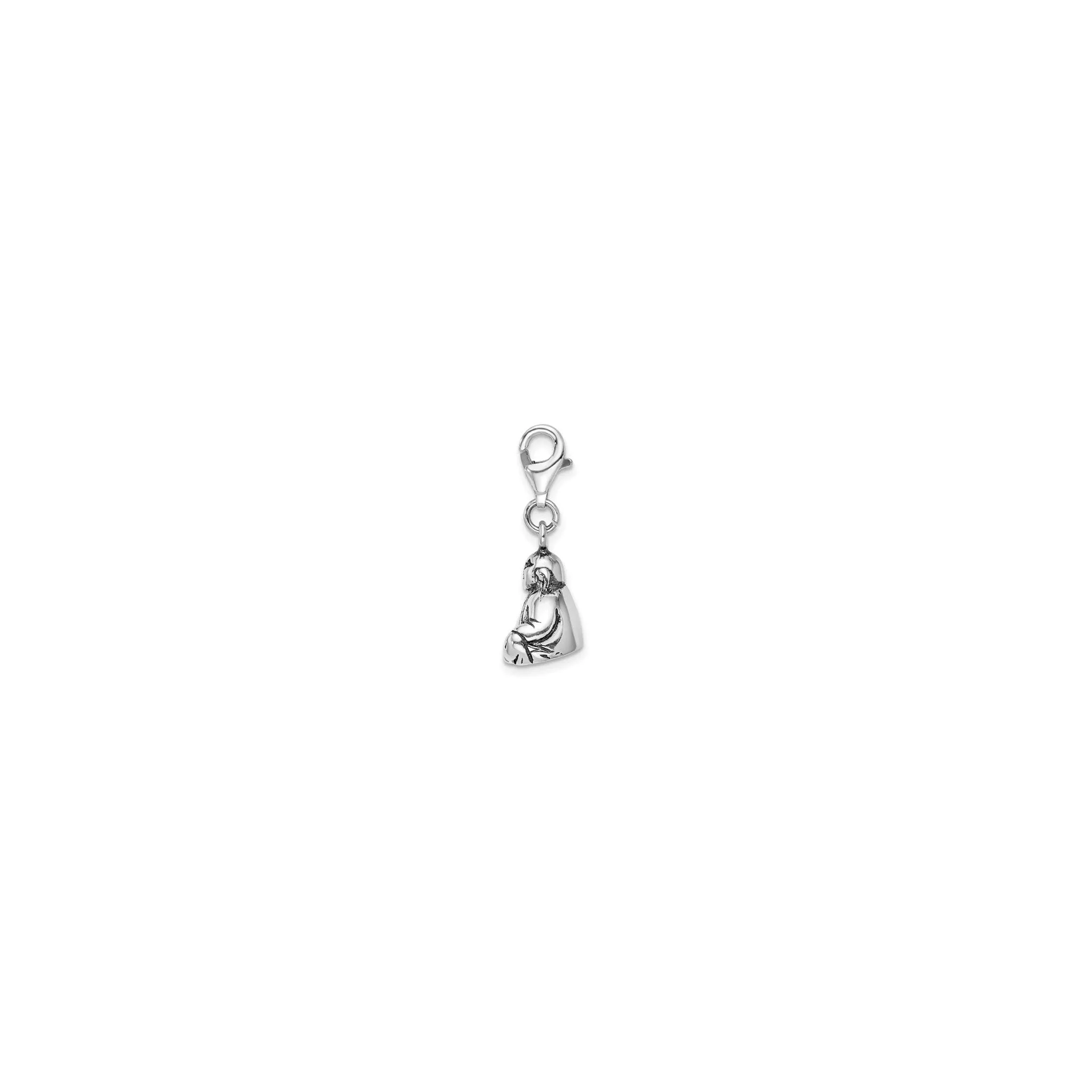 Antique Buddha Charm (Silver)