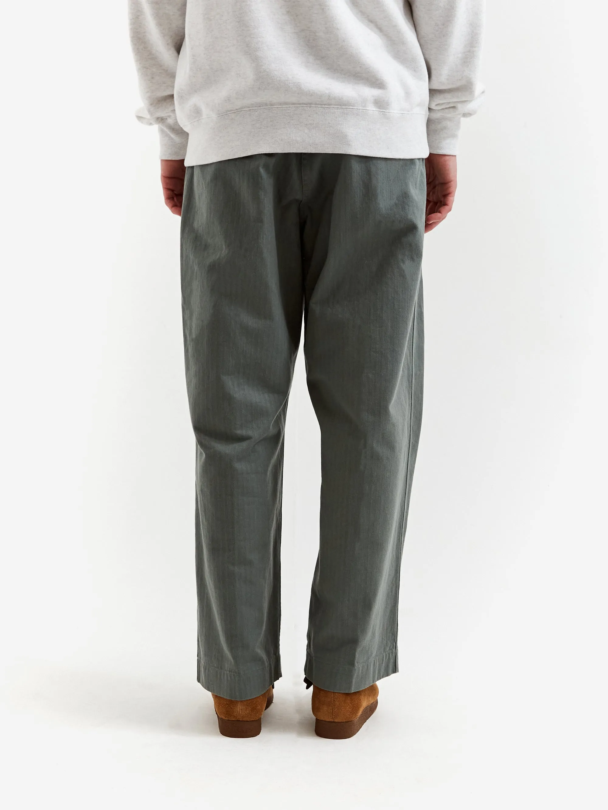 Beams Plus MIL Trousers Herringbone - Sage