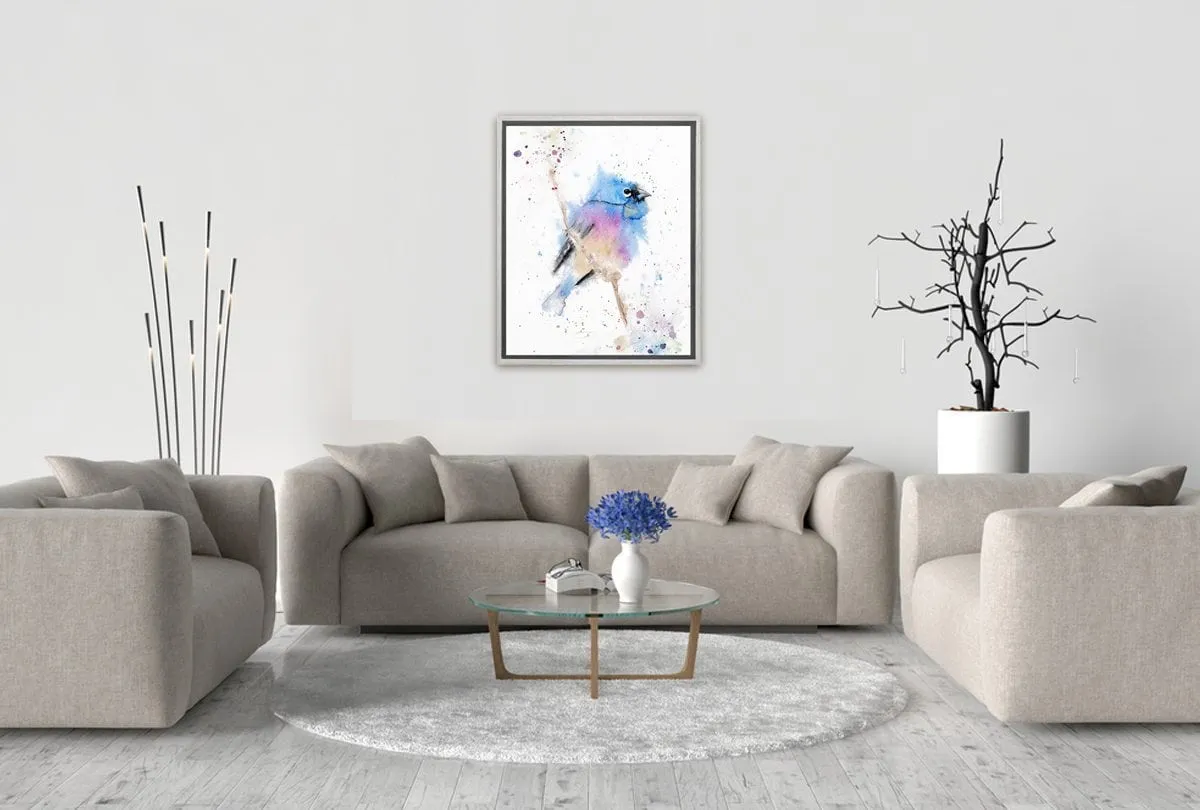 Bird Watercolour 2 | Canvas Wall Art Print