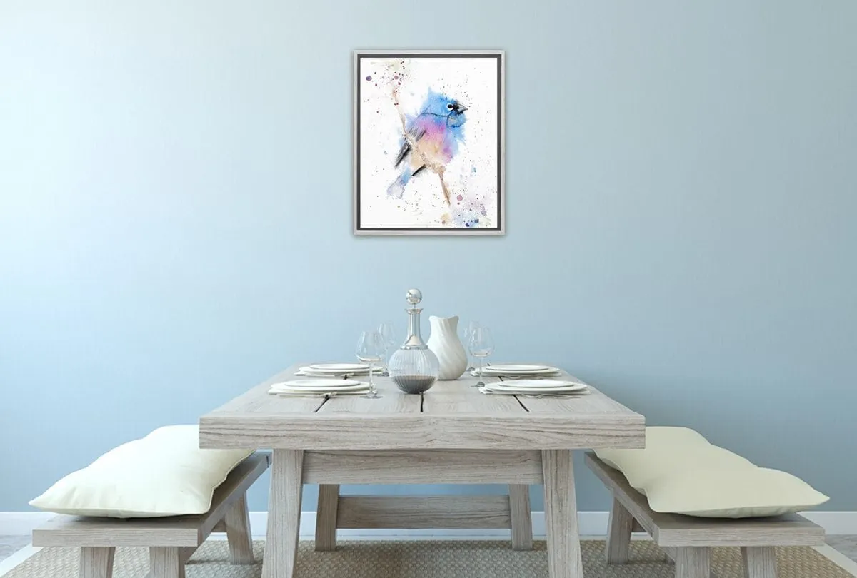 Bird Watercolour 2 | Canvas Wall Art Print