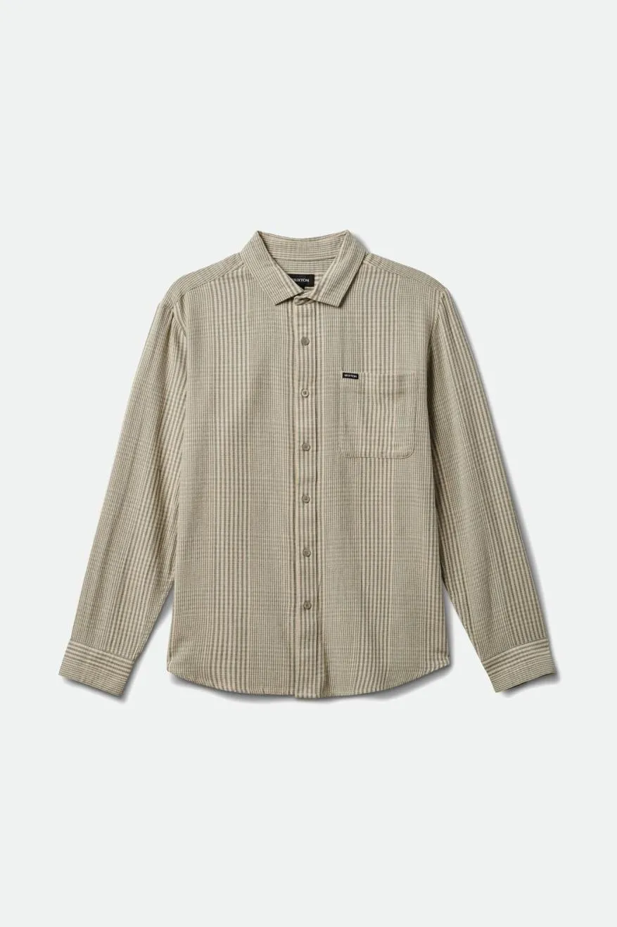 Bixby L/S Flannel - Olive Surplus/Mojave/Straw