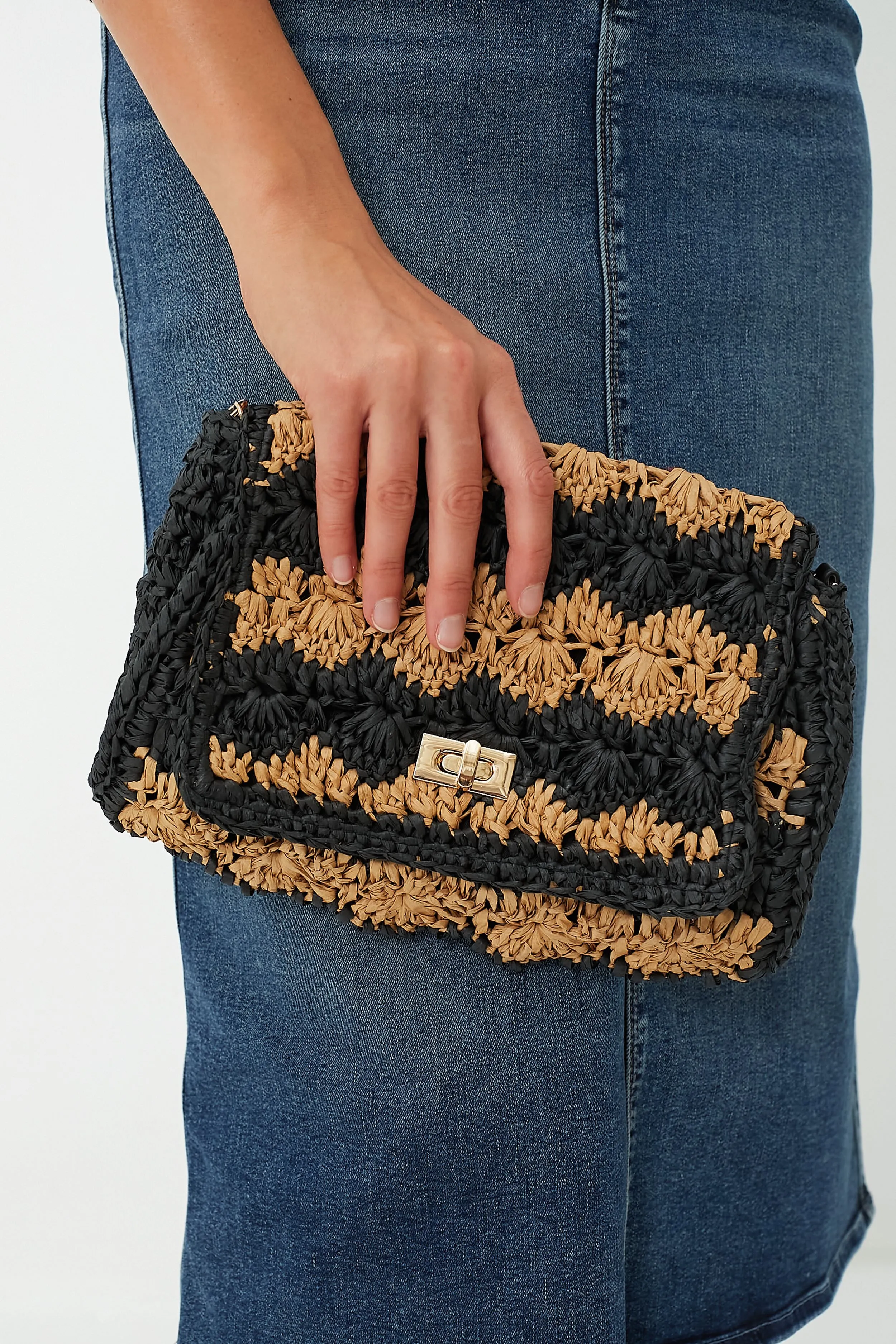 Black and Natural Kairi Bag