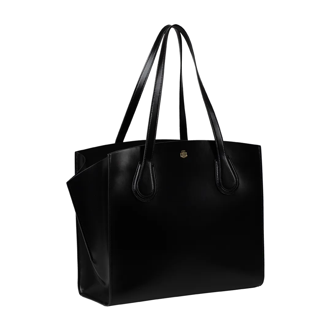 Black Greenwich Tote Bag