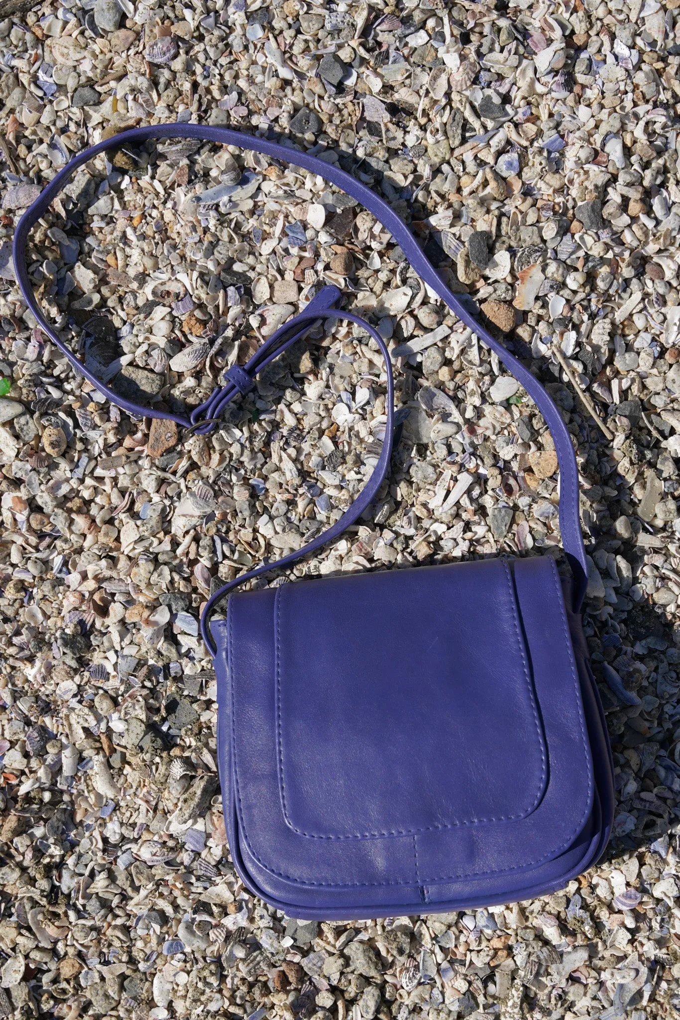 Blue Saddle Sling Bag