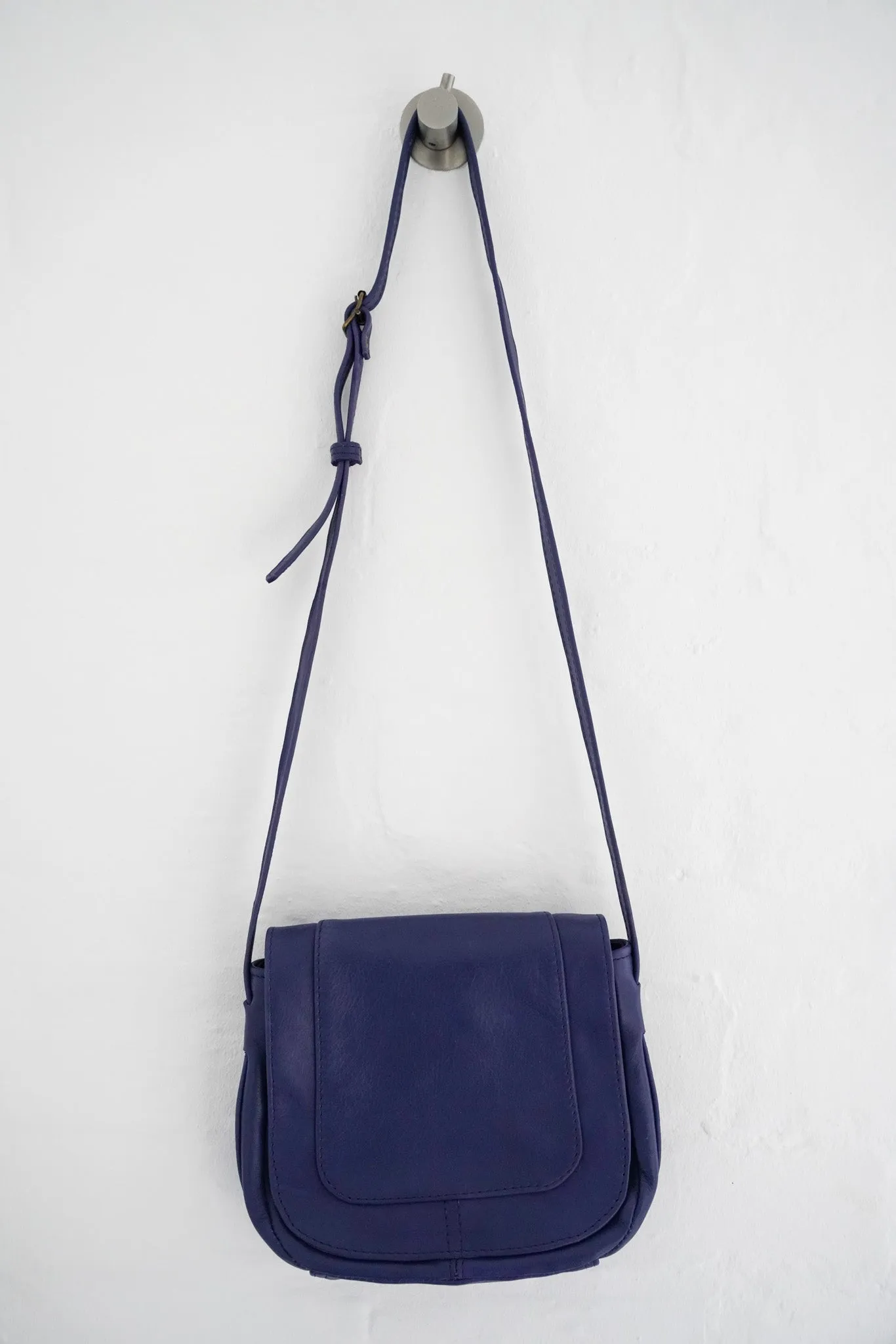 Blue Saddle Sling Bag