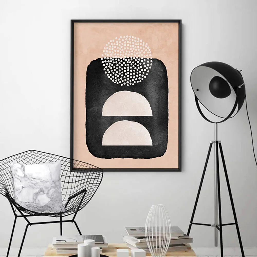 Boho Shapes Abstract III - Art Print