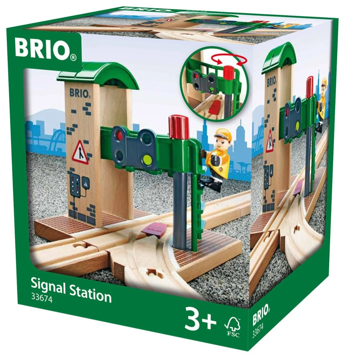 BRIO 24 - Signal Station 2 pieces