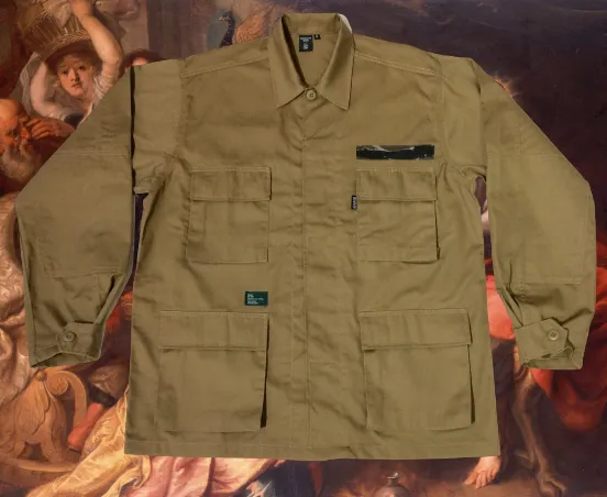 Brooklyn Work T78 Twill Army L/S Shirt Coyote Brown