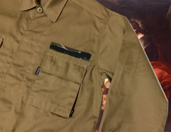 Brooklyn Work T78 Twill Army L/S Shirt Coyote Brown