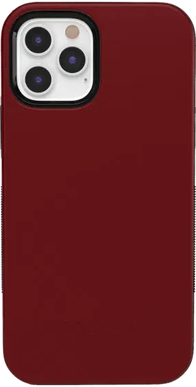 Burgundy Red on Black | Ultra-Protective Bold Case