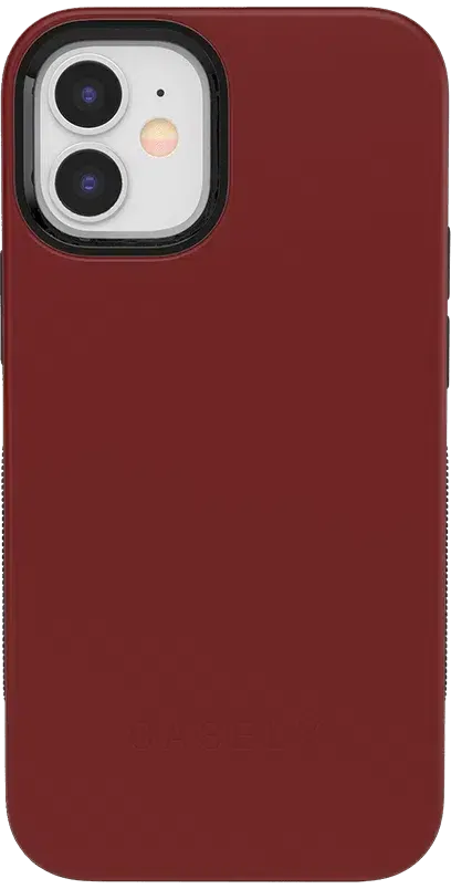 Burgundy Red on Black | Ultra-Protective Bold Case