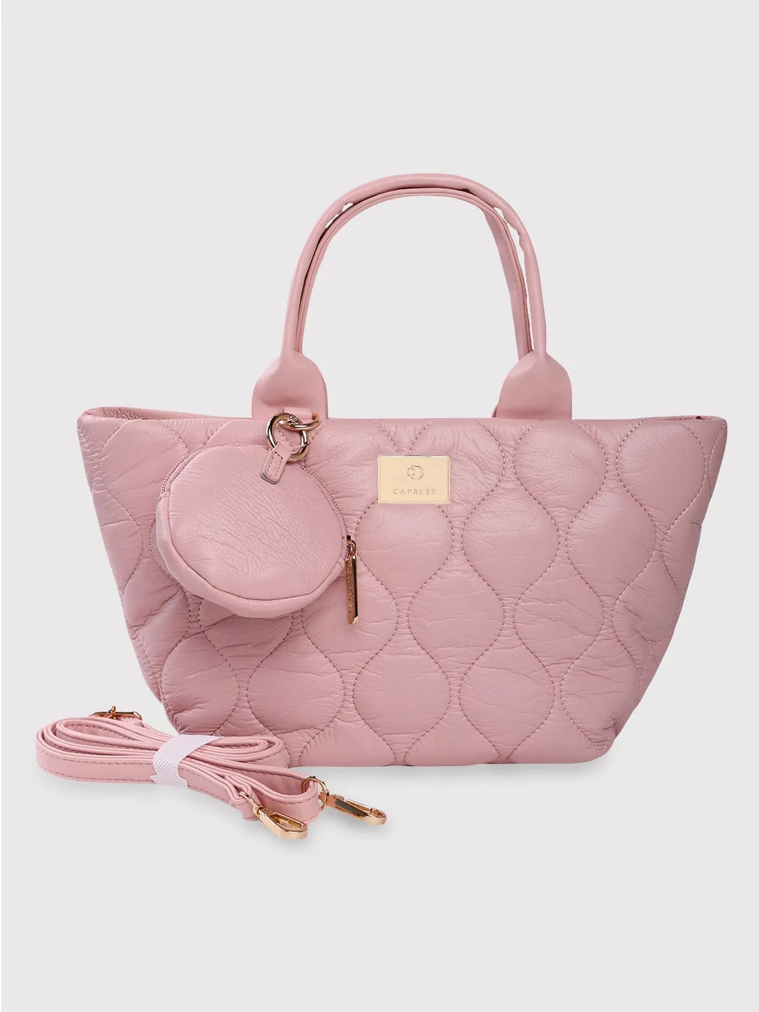 Caprese Briar Tote Small Office Handbag Dusky Pink