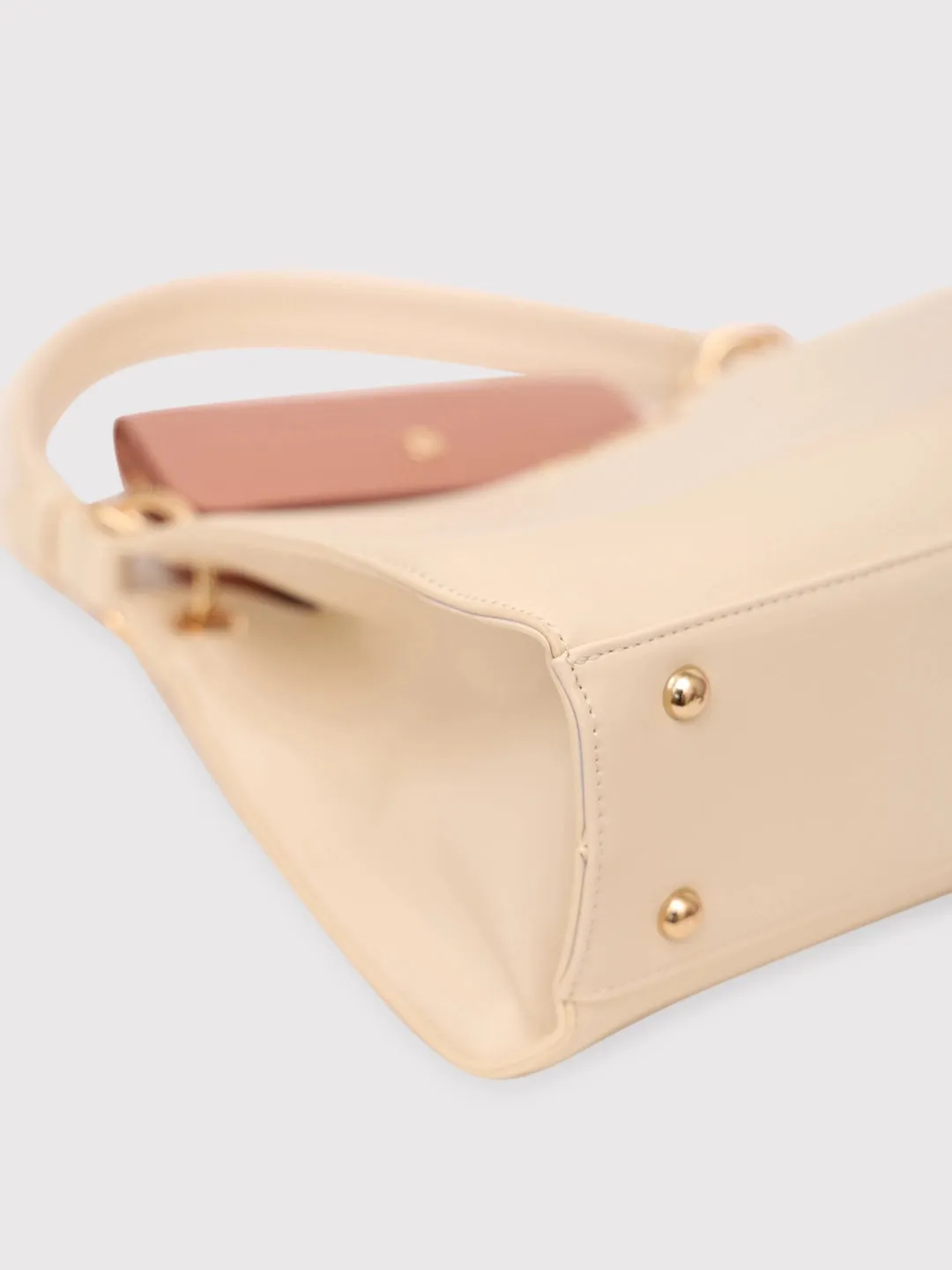 Caprese Capri Satchel Small Beige