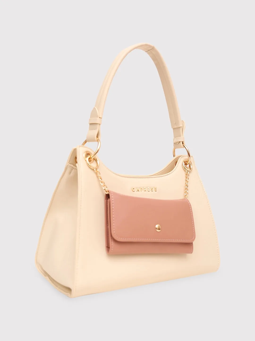 Caprese Capri Satchel Small Beige