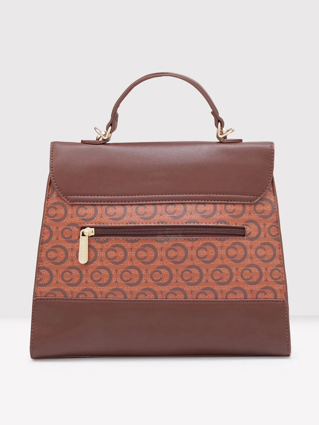 Caprese Cleo Satchel Medium Brown