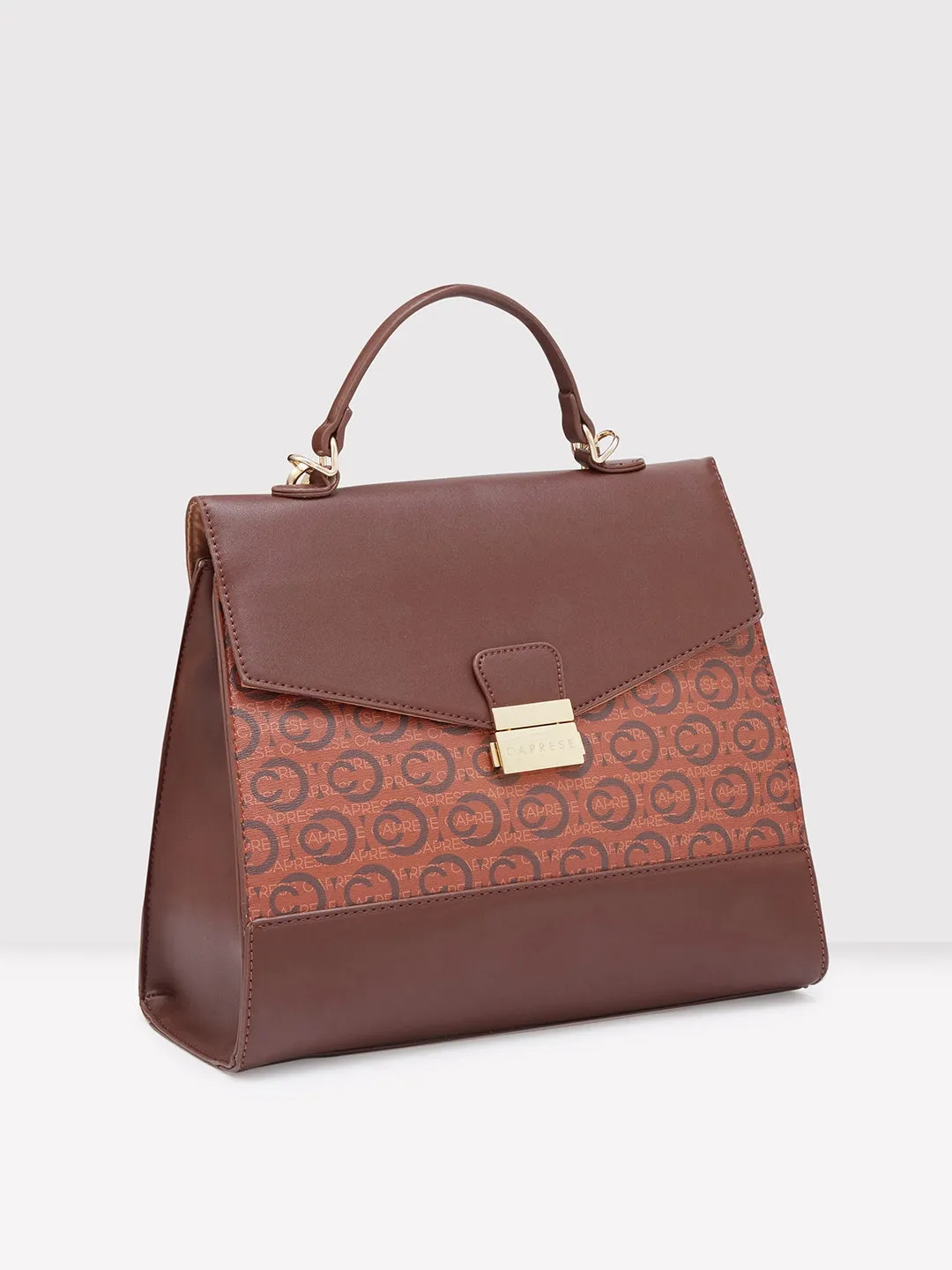 Caprese Cleo Satchel Medium Brown