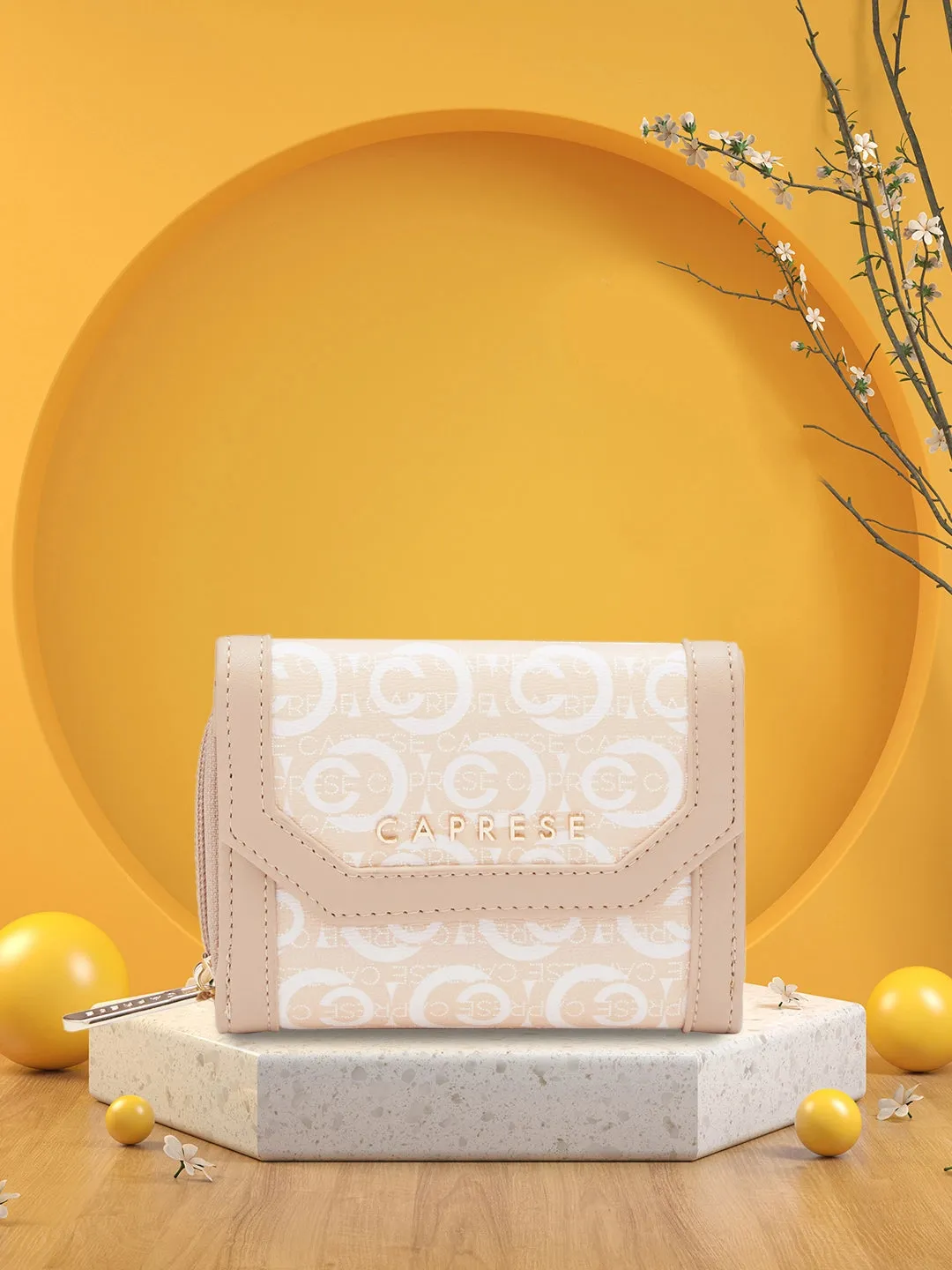 Caprese Cleo Wallet Small Beige