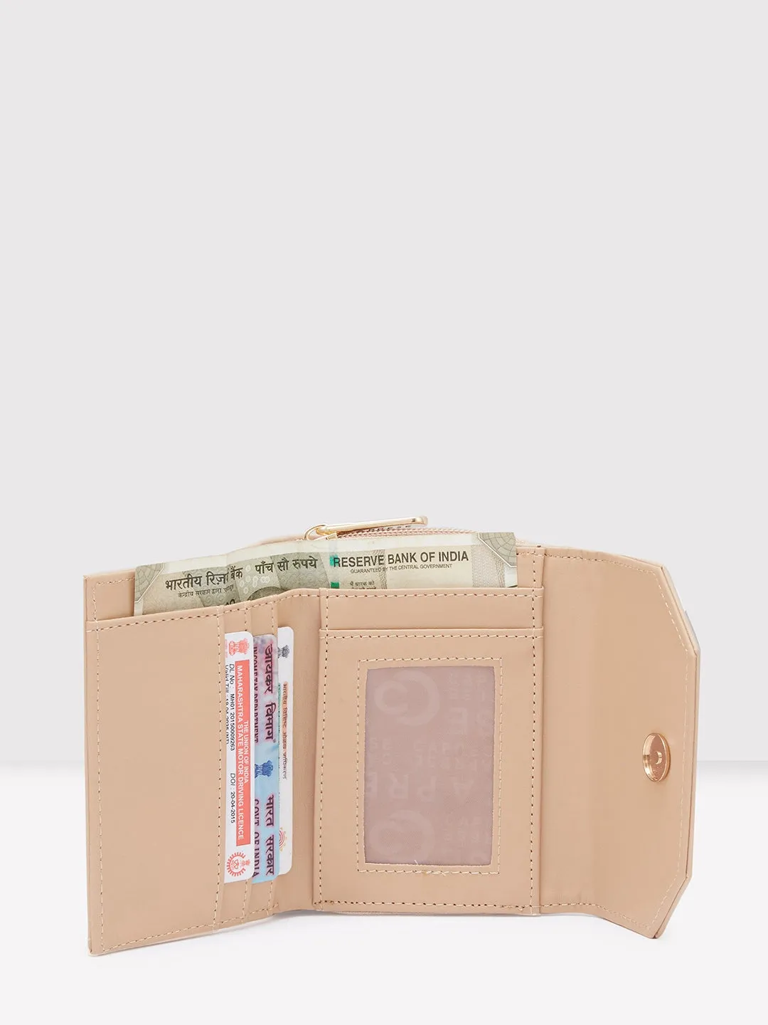 Caprese Cleo Wallet Small Beige