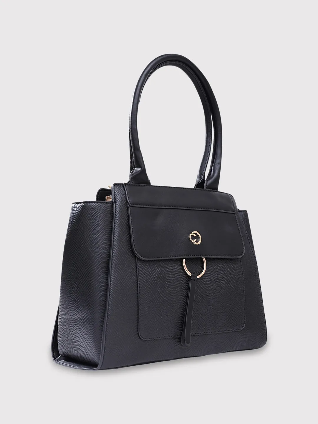 Caprese Dakota Satchel Large Black