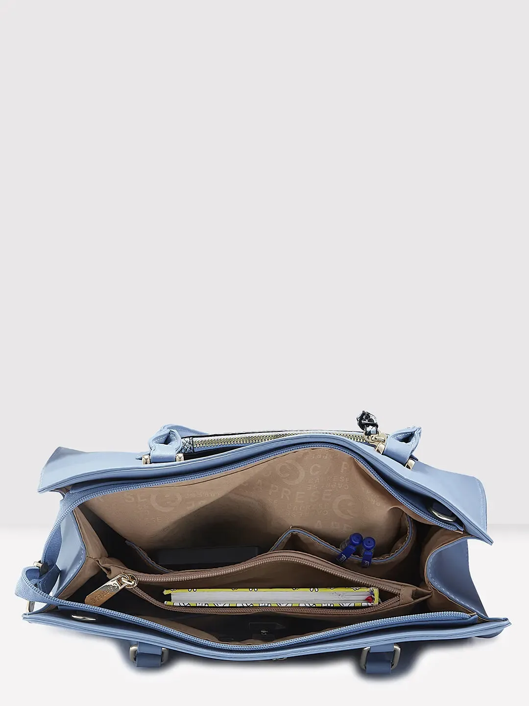 Caprese Ellis Satchel Large Blue