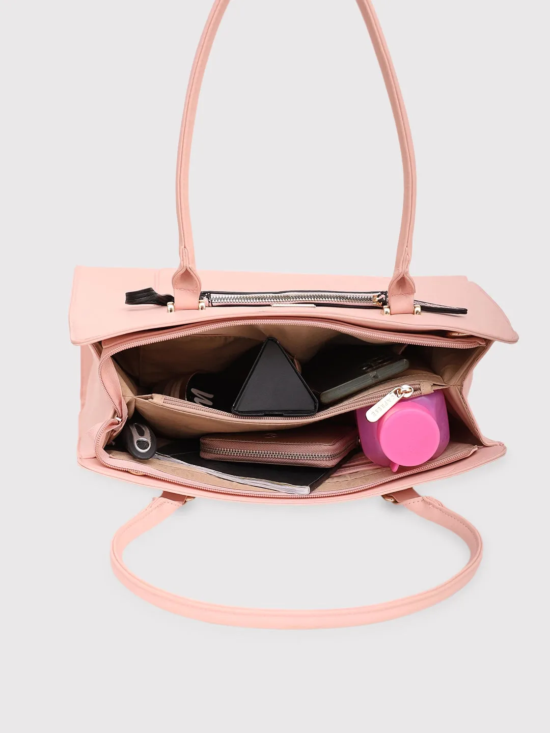 Caprese Ellis Satchel Large Pink