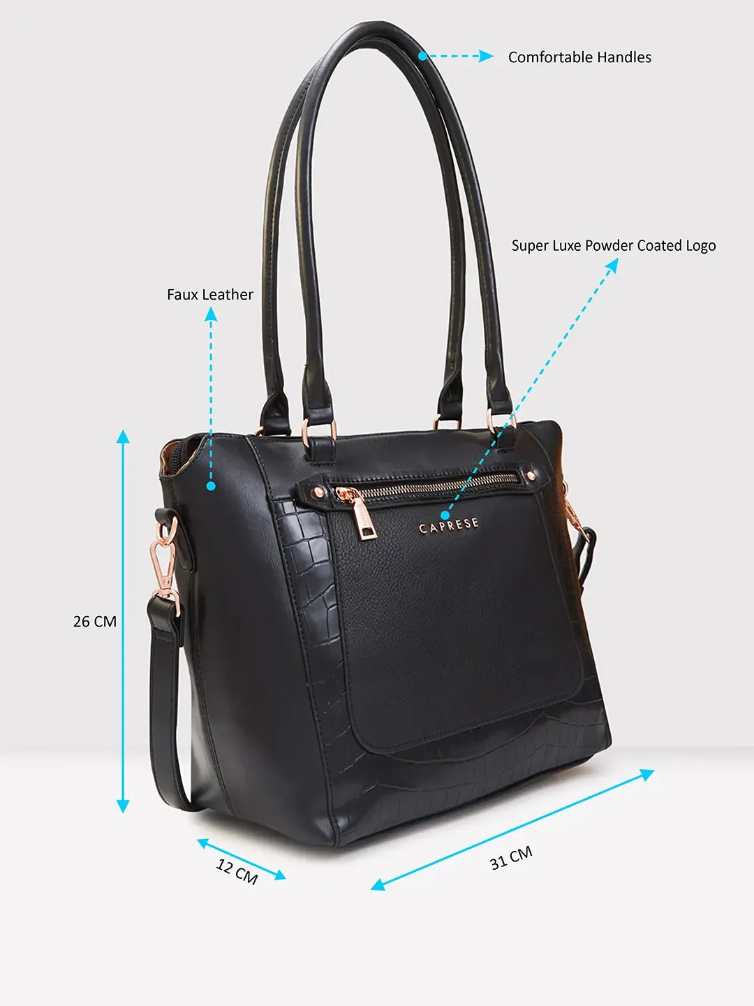 Caprese Gigi Tote Large Black