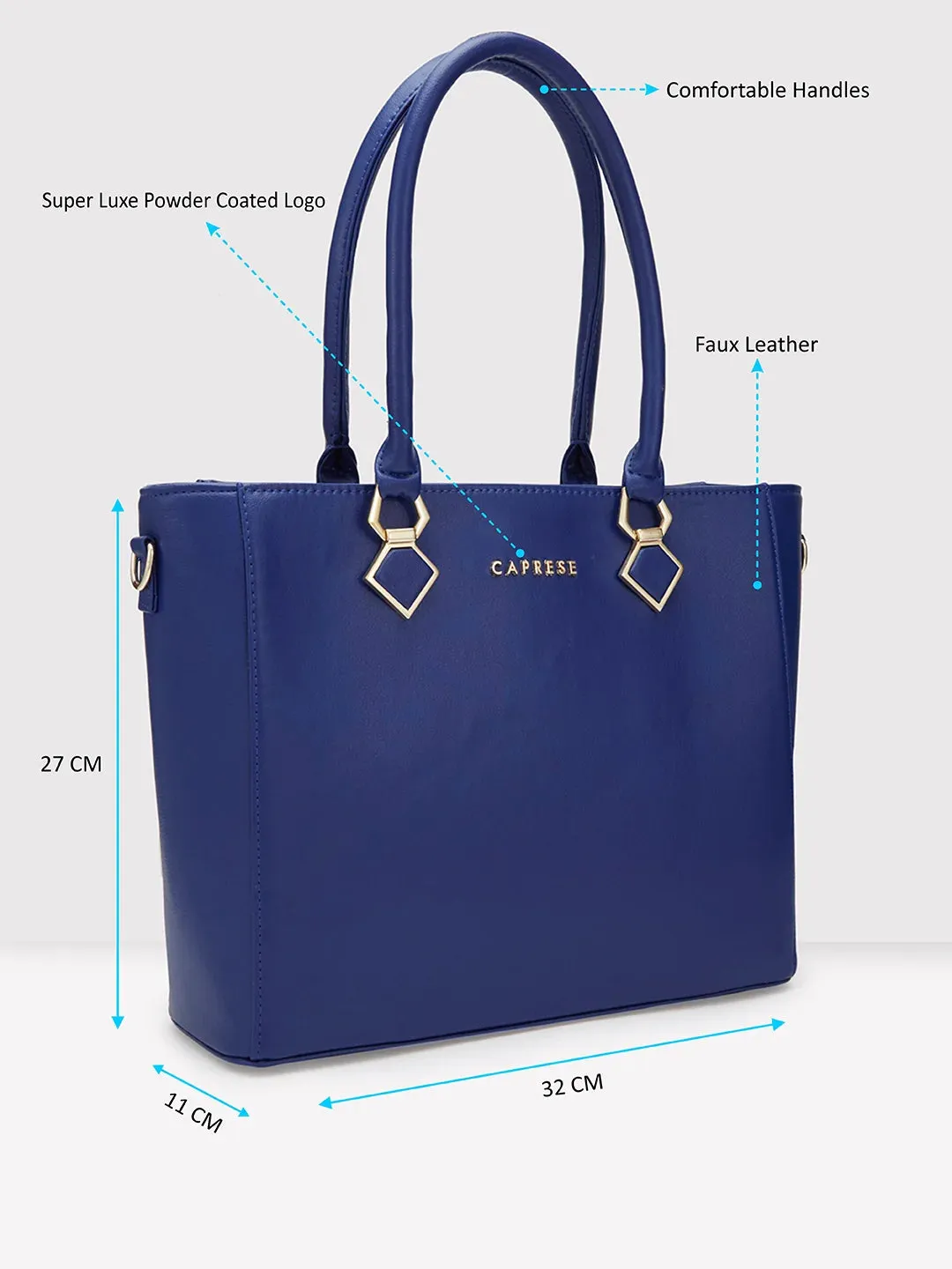 Caprese Lydia Tote Medium Blue