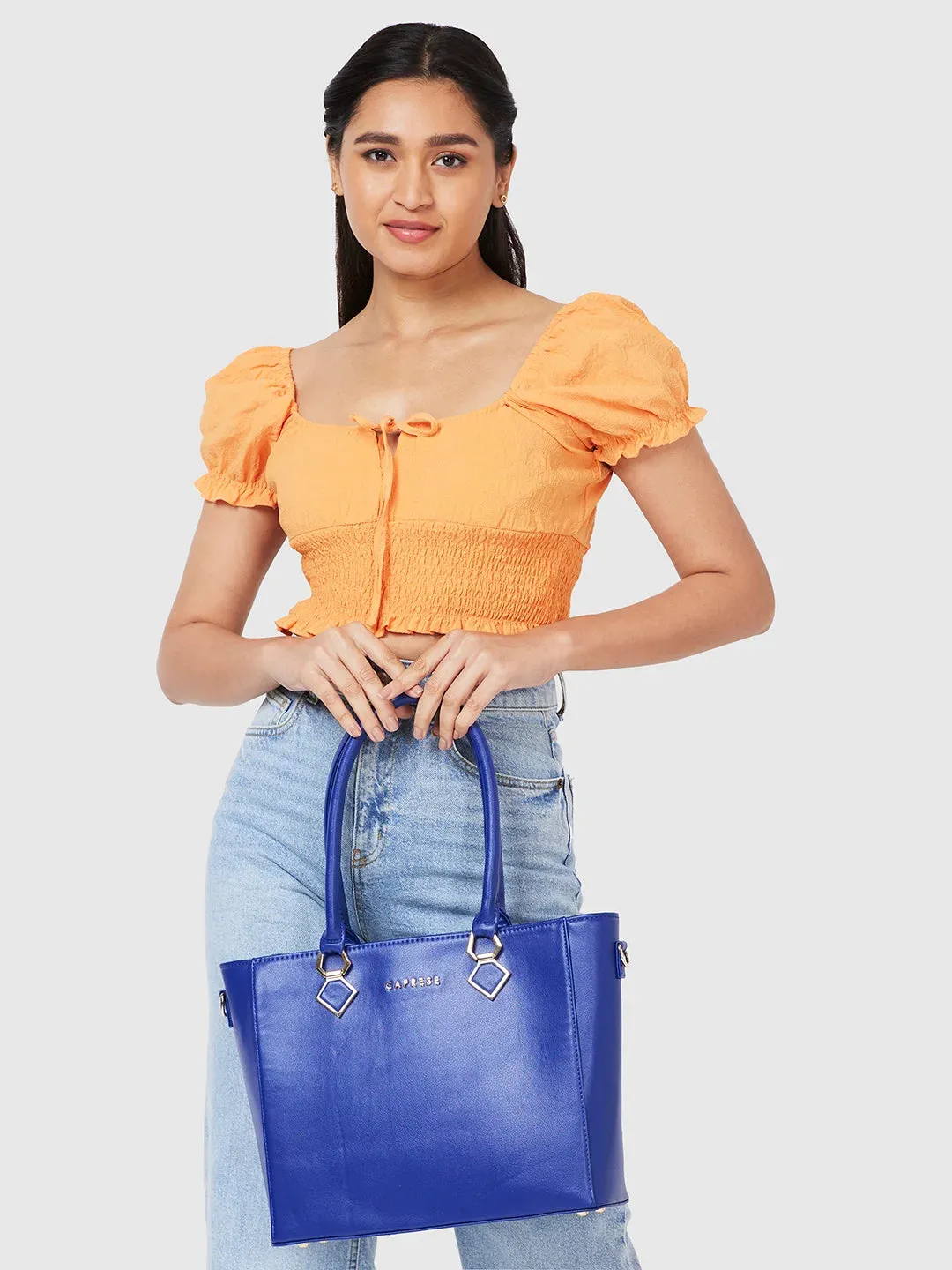 Caprese Lydia Tote Medium Blue