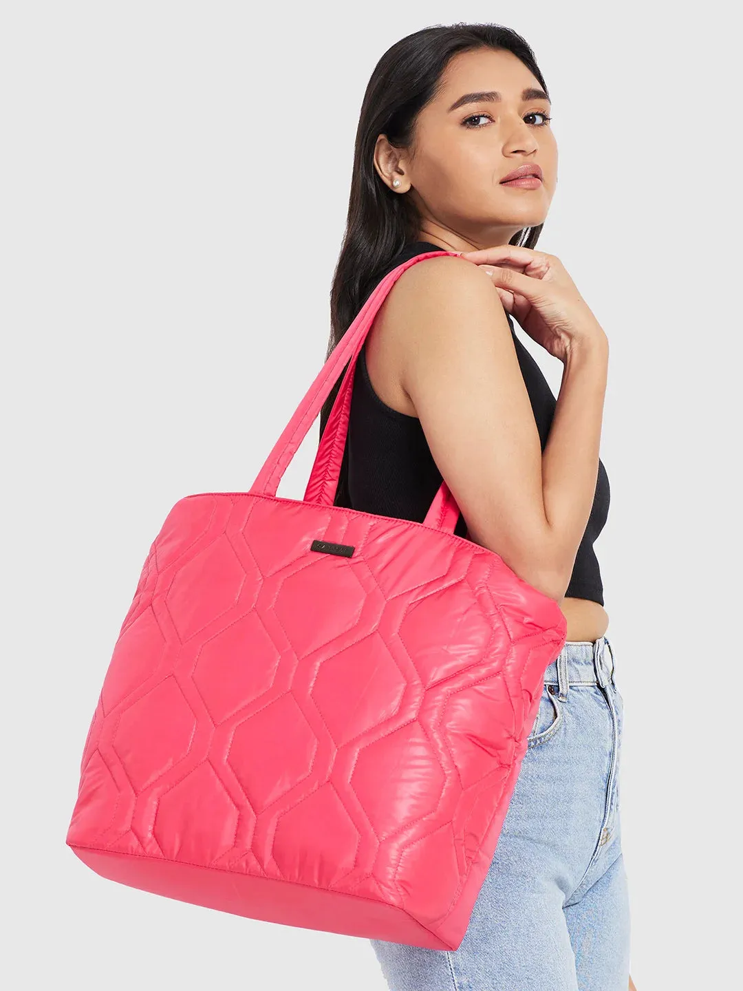 Caprese Mars Tote Large (E) Fuchsia