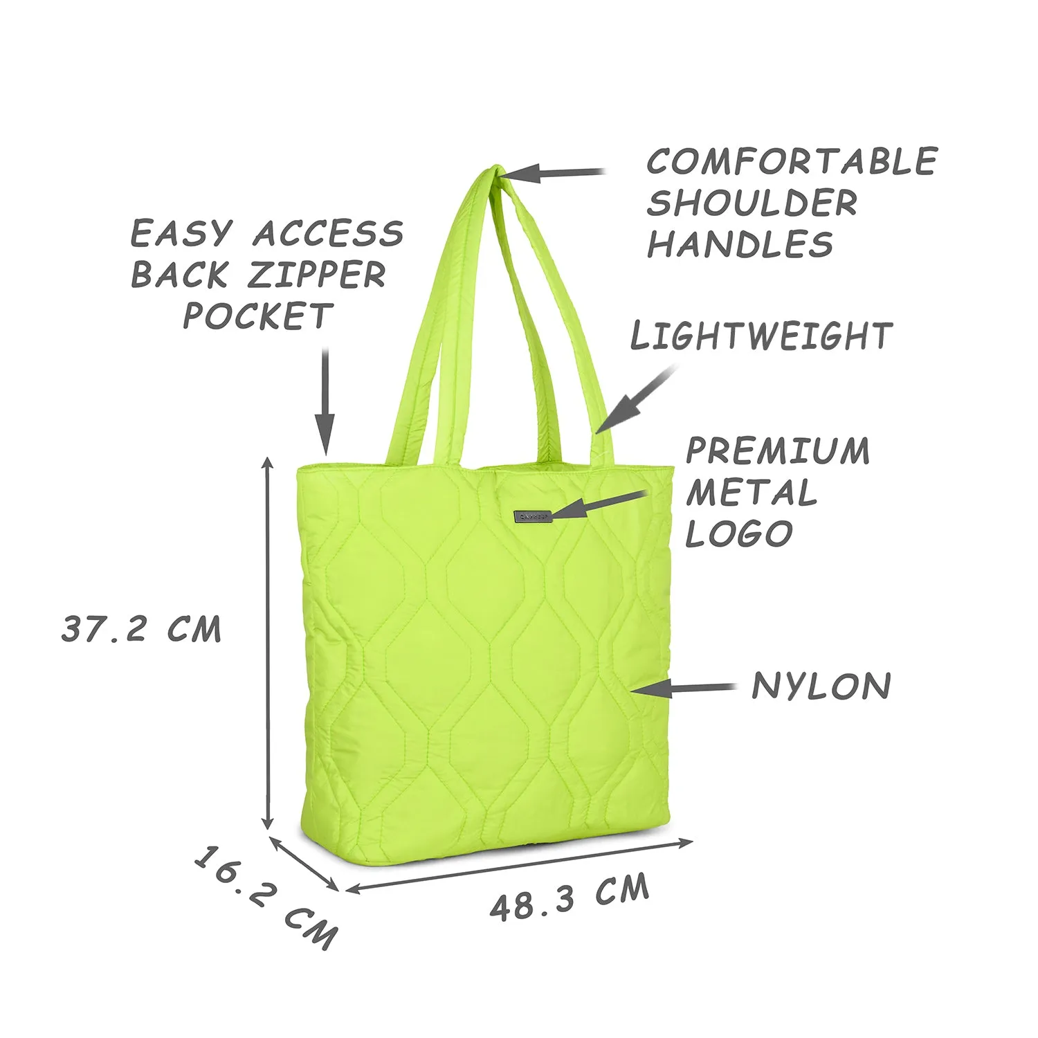 Caprese Mars Tote Large (E) Lime