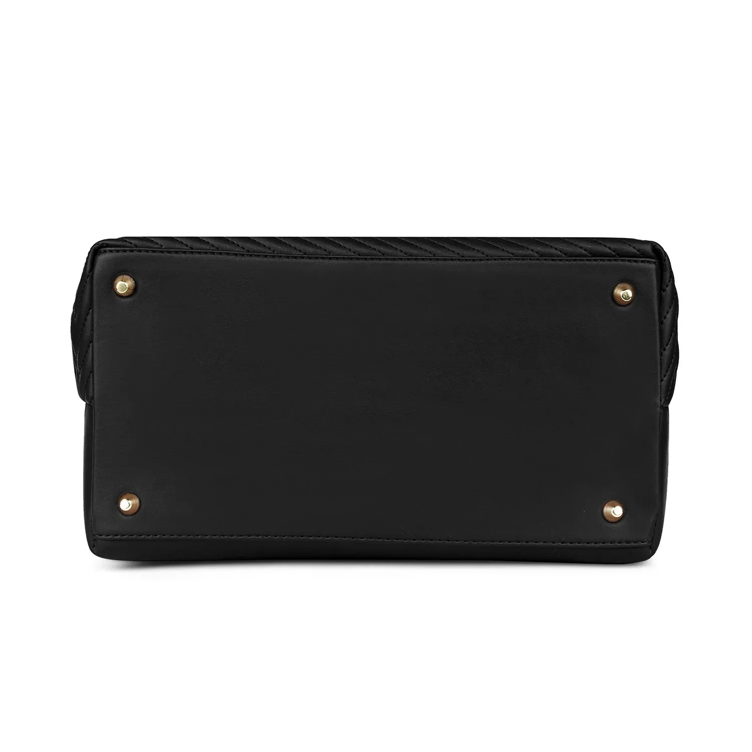 Caprese Mavis Satchel Medium Black