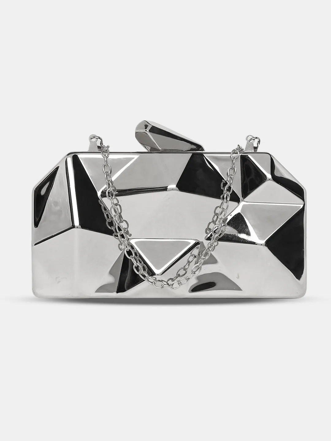 Caprese Nadia Clutch Small Silver