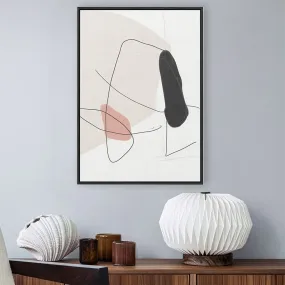 Contemporary Shapes Framed Canvas