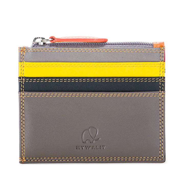 Credit Card Holder with Zip Pocket