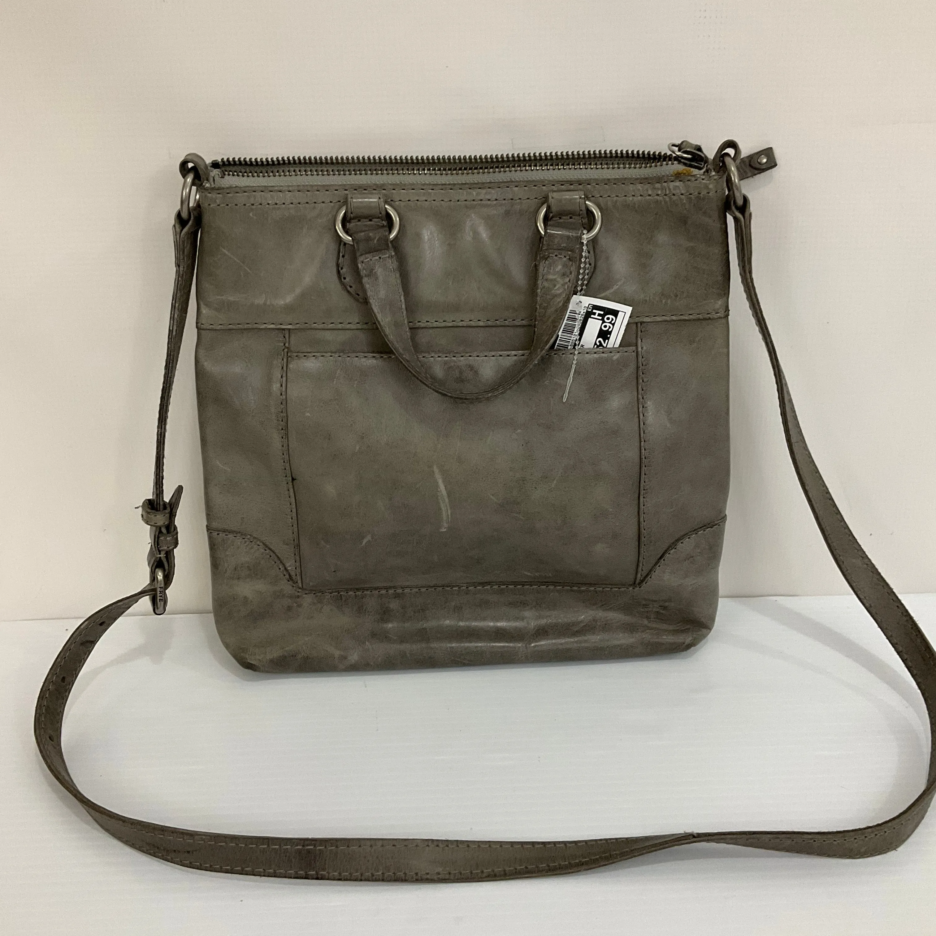 Crossbody Leather By Frye, Size: Medium