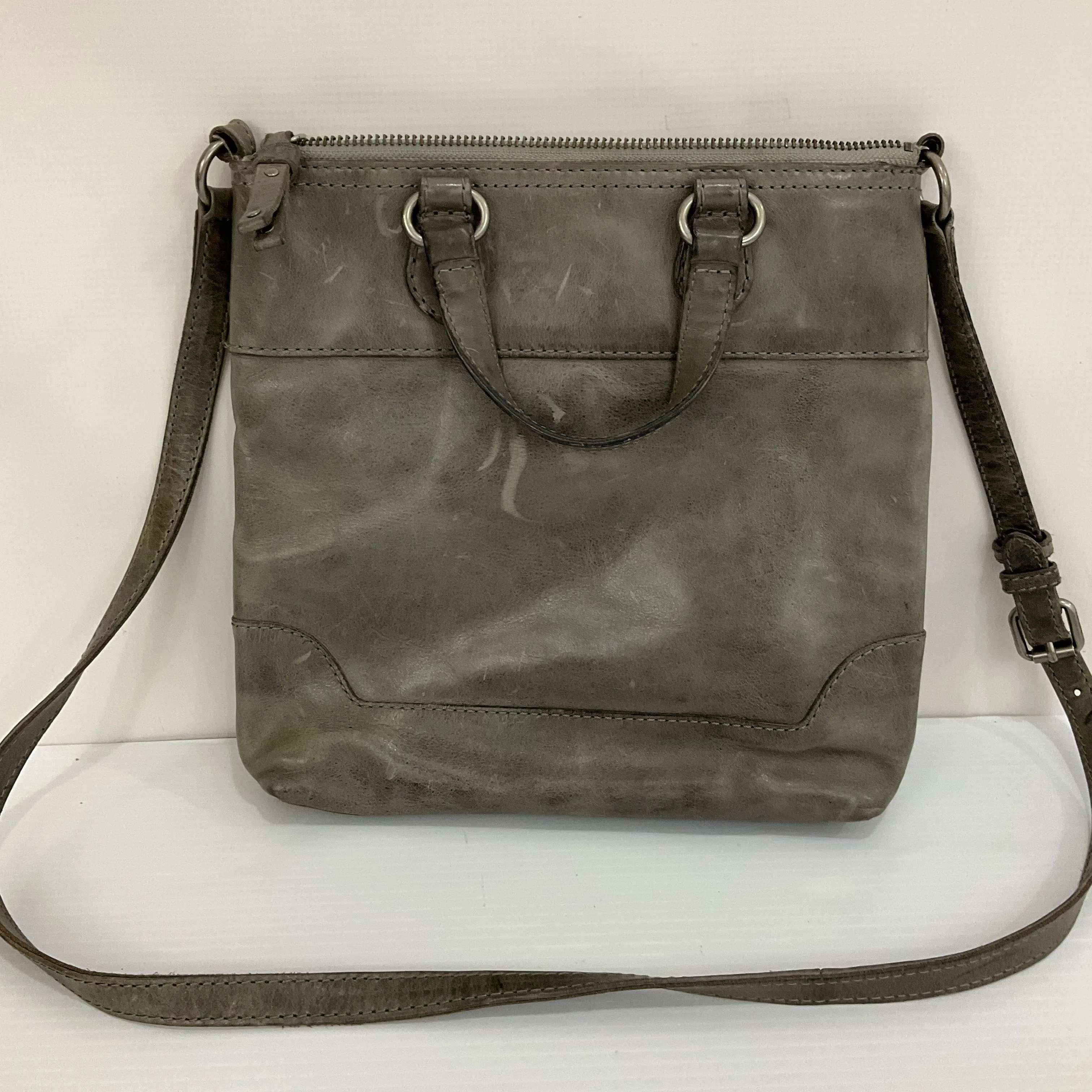 Crossbody Leather By Frye, Size: Medium