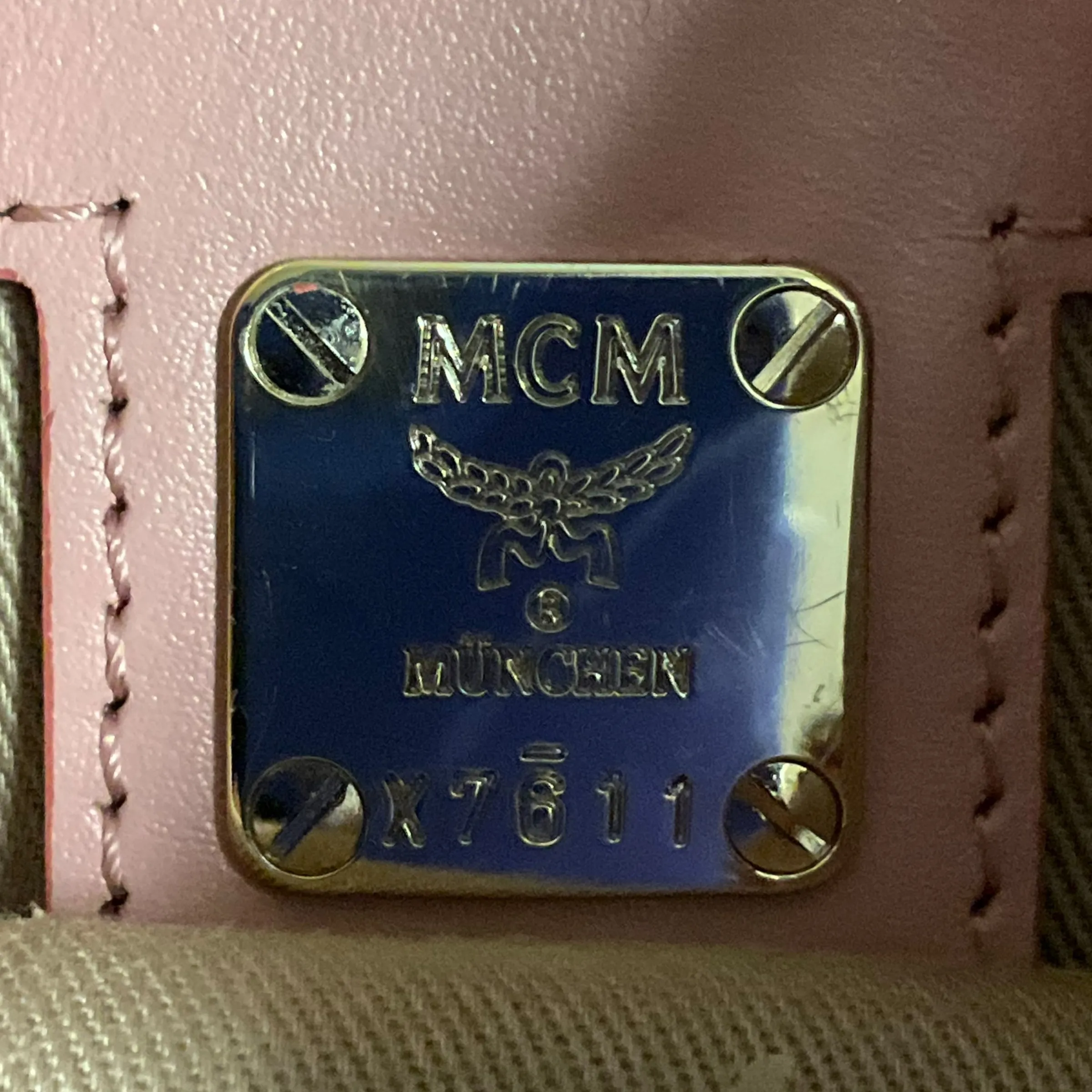 Crossbody Luxury Designer By Mcm, Size: Medium