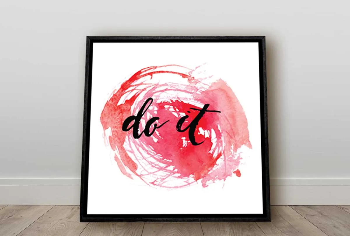 Do it | Canvas Wall Art Print