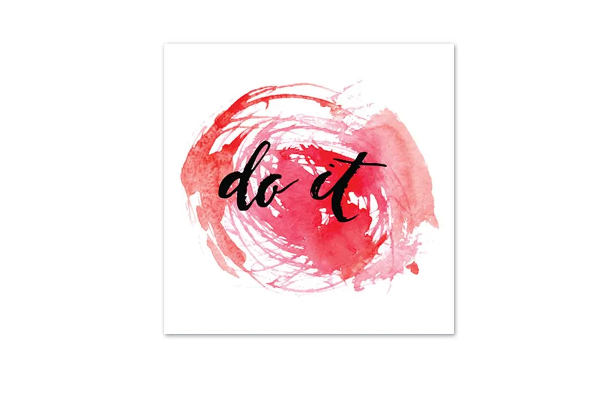 Do it | Canvas Wall Art Print