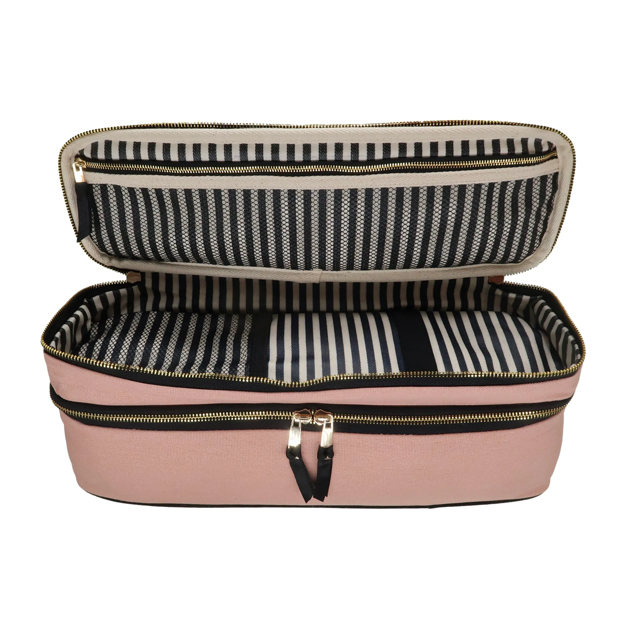 Double Hair Tools Travel Case, Pink/Blush